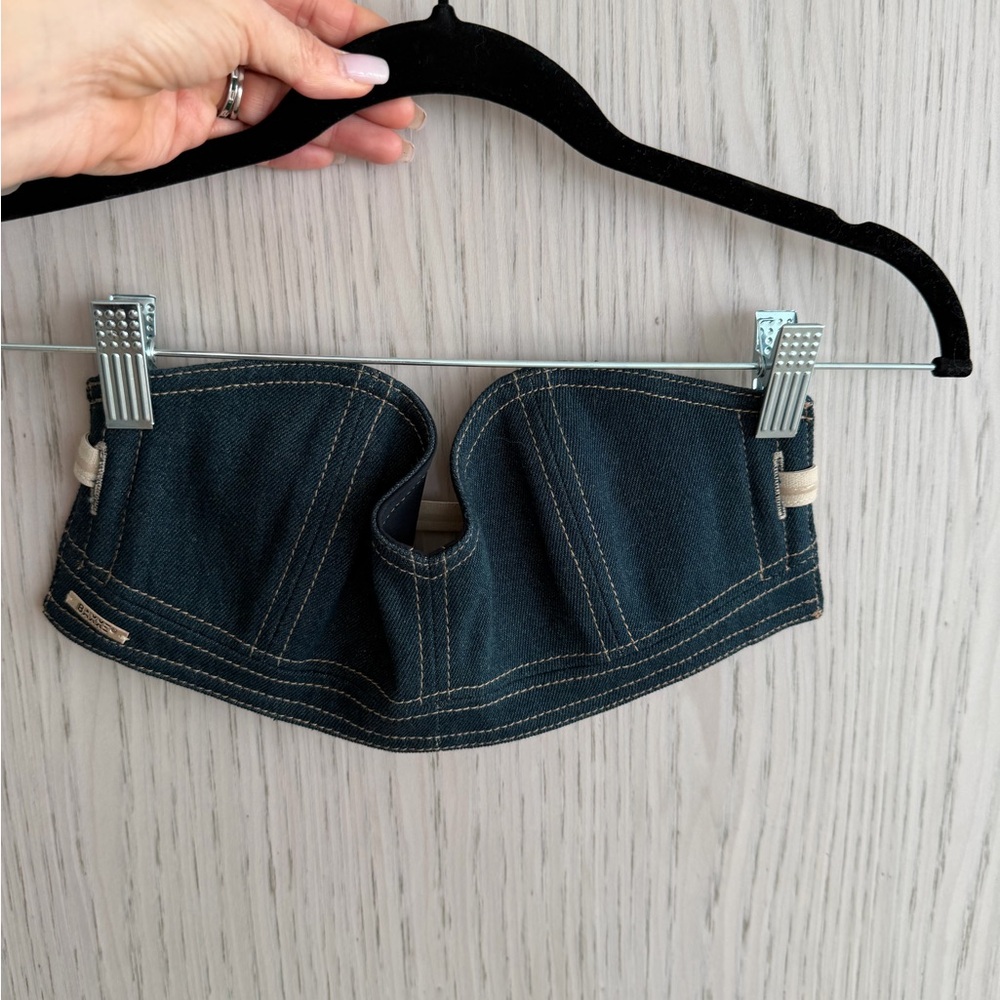 Denim Crop Top